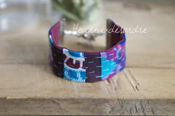 Bracelet en patchwork