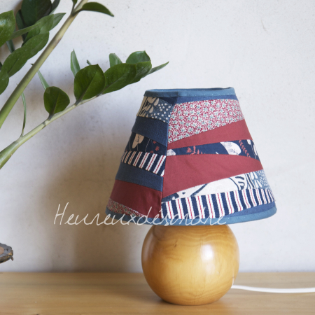 Abat-jour en patchwork petit format
