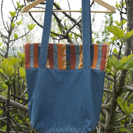 Sac bande patchwork